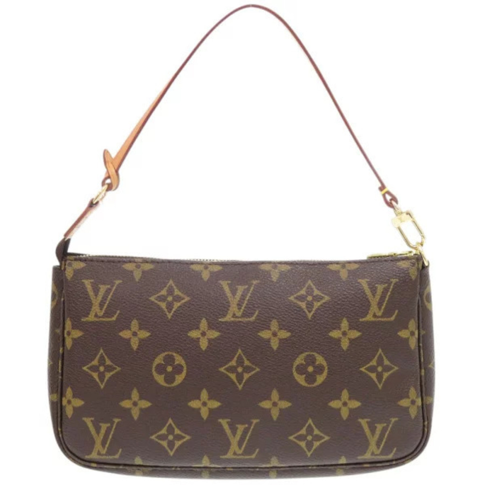 Louis Vuitton Accessoires Pochette Clutch Monogram LV Pouch Brown